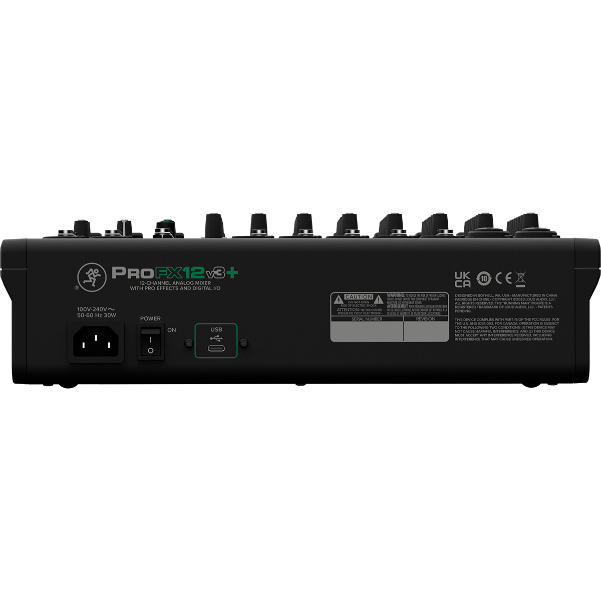 Mackie PROFX12V3+ 12-Channel Analog Mixer | Pro Effects and Digital EQ | Bluetooth