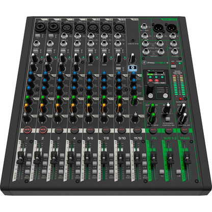 Mackie PROFX12V3+ 12-Channel Analog Mixer | Pro Effects and Digital EQ | Bluetooth