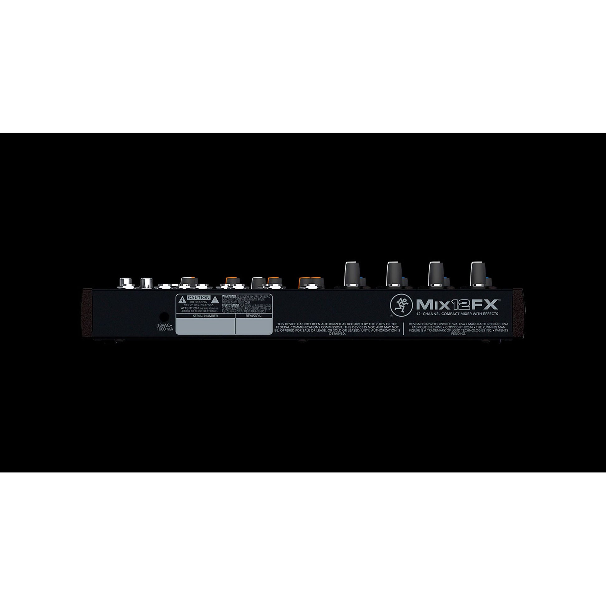 Mackie Mix12FX 12-channel Compact Mixer with Effects  | 12-input Desktop Mixer with 4 Microphone Preamplifiers | 4 Stereo Channels | 3-band Equalizers | 1 Aux | Tape I/O | Separate Volume and Headphone Levels | SMK MIX12FX