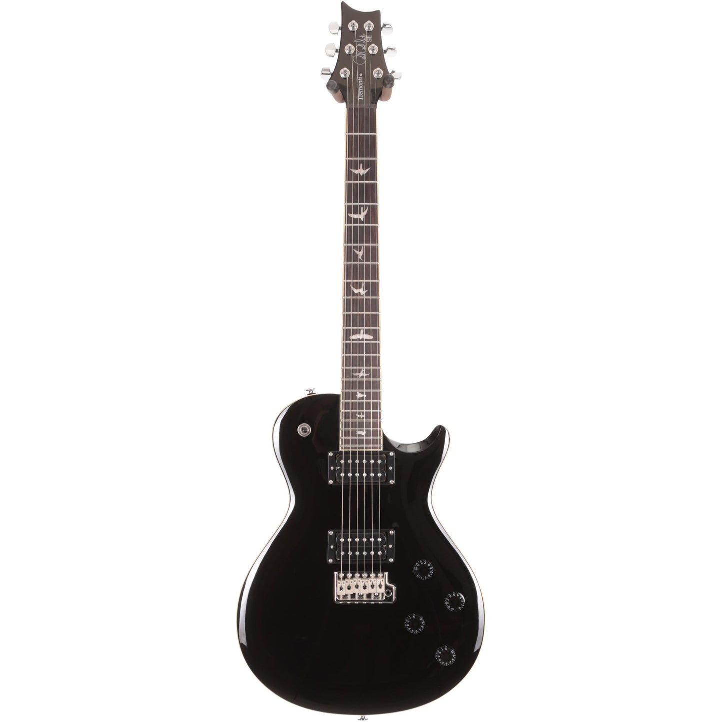 PRS SE Mark Tremonti Trem Signature Single Cut Electric Guitar in Black | STTRBL | PRS Gig Bag Included