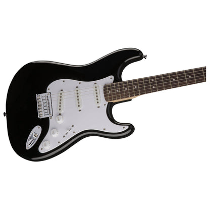 Fender Squier Bullet Stratocaster HT | Black | Electric Guitar with Poplar Body | Maple Neck Indian Laurel Fingerboard | 3 Single-coil Pickups | Hardtail Bridge