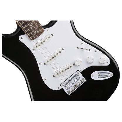 Fender Squier Bullet Stratocaster HT | Black | Electric Guitar with Poplar Body | Maple Neck Indian Laurel Fingerboard | 3 Single-coil Pickups | Hardtail Bridge