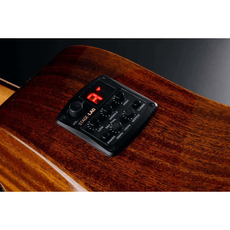 Electro Acoustic Cutaway Mahogany Tramontane 98DCE by Lâg | T98DCE Dreadnought