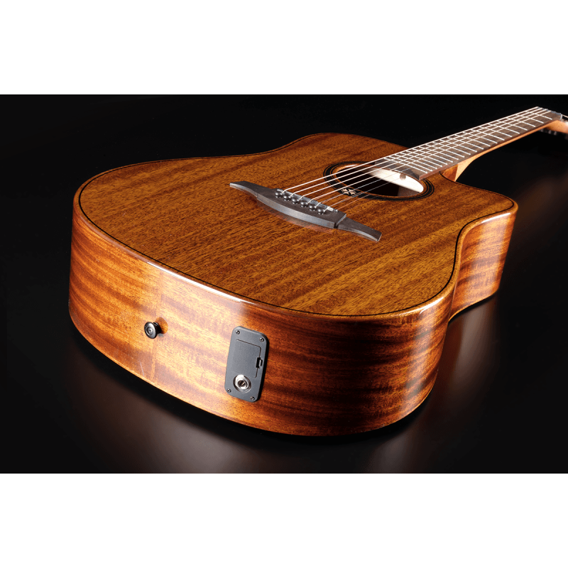 Electro Acoustic Cutaway Mahogany Tramontane 98DCE by Lâg | T98DCE Dreadnought