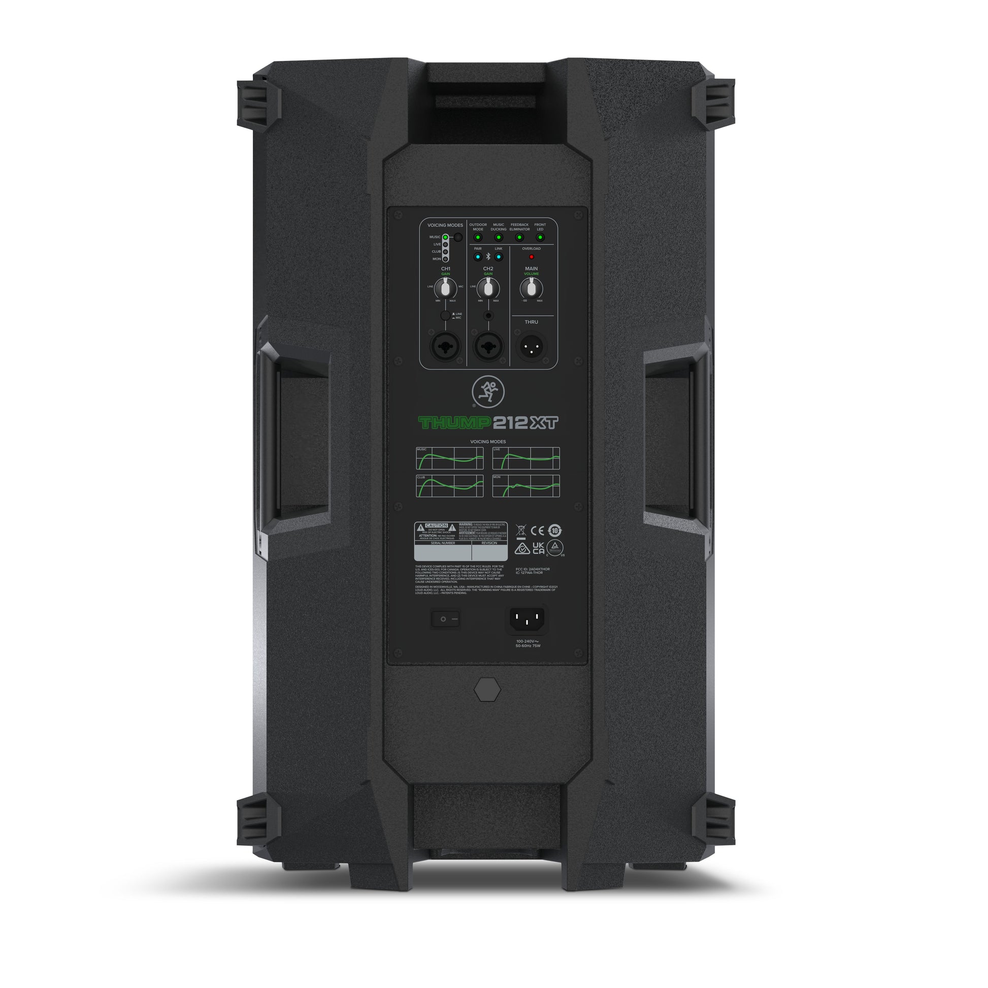 Mackie Thump212XT 1400W 12-inch Powered Loudspeaker | 12” Active PA Bluetooth Speaker | SMK THUMP212XT