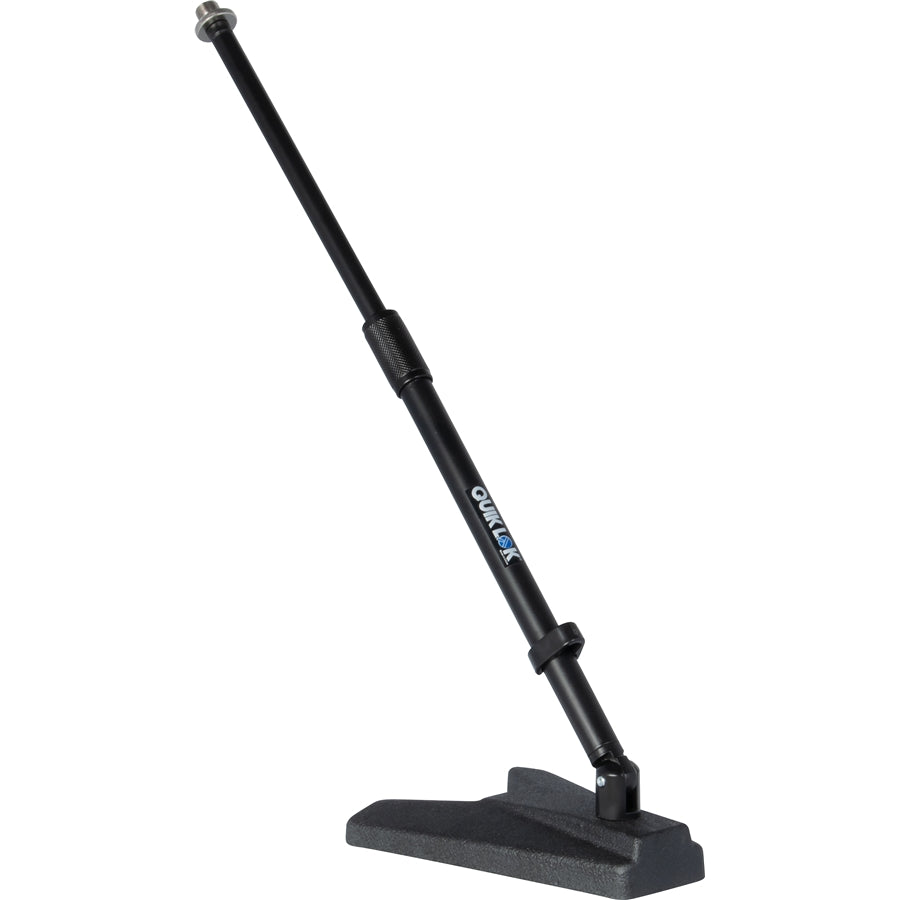 Short Microphone Stand by Quik Lok | With Short Triangular Base