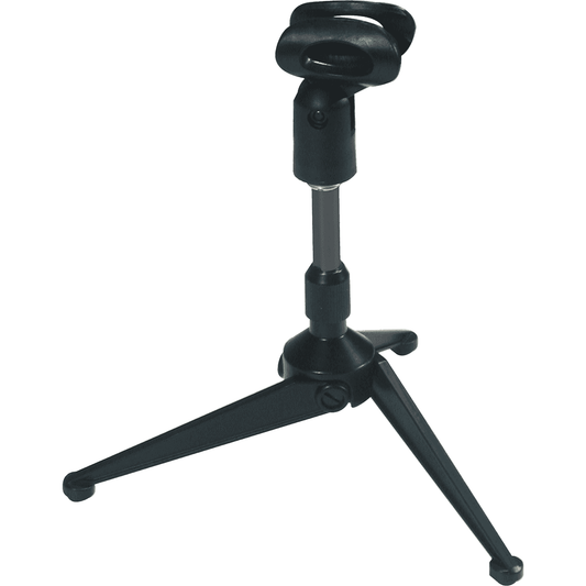 Portable Tripod Stand for Microphone by Quik Lok | Microphone Table Stand