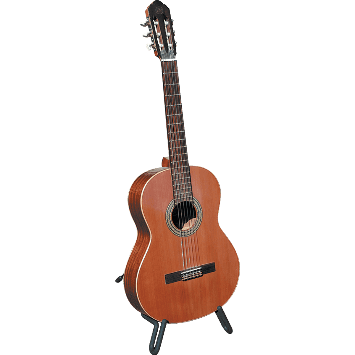 Compact and Foldable Acoustic / Classical Guitar Stand by Quik Lok | TQM GS435 | Black