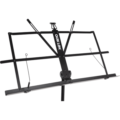 Quik Lok MS/335 Music Stand | Black | Collapsible Design | Portable | Includes Nylon Carry Bag | TQM MS335WB