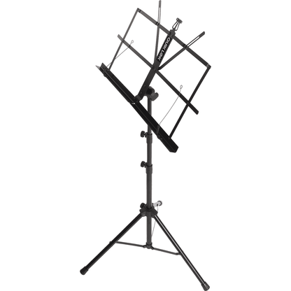 Quik Lok MS/335 Music Stand | Black | Collapsible Design | Portable | Includes Nylon Carry Bag | TQM MS335WB