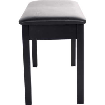 QuikLok PB50BKS | Deluxe Wooden Piano Bench | Matt Black