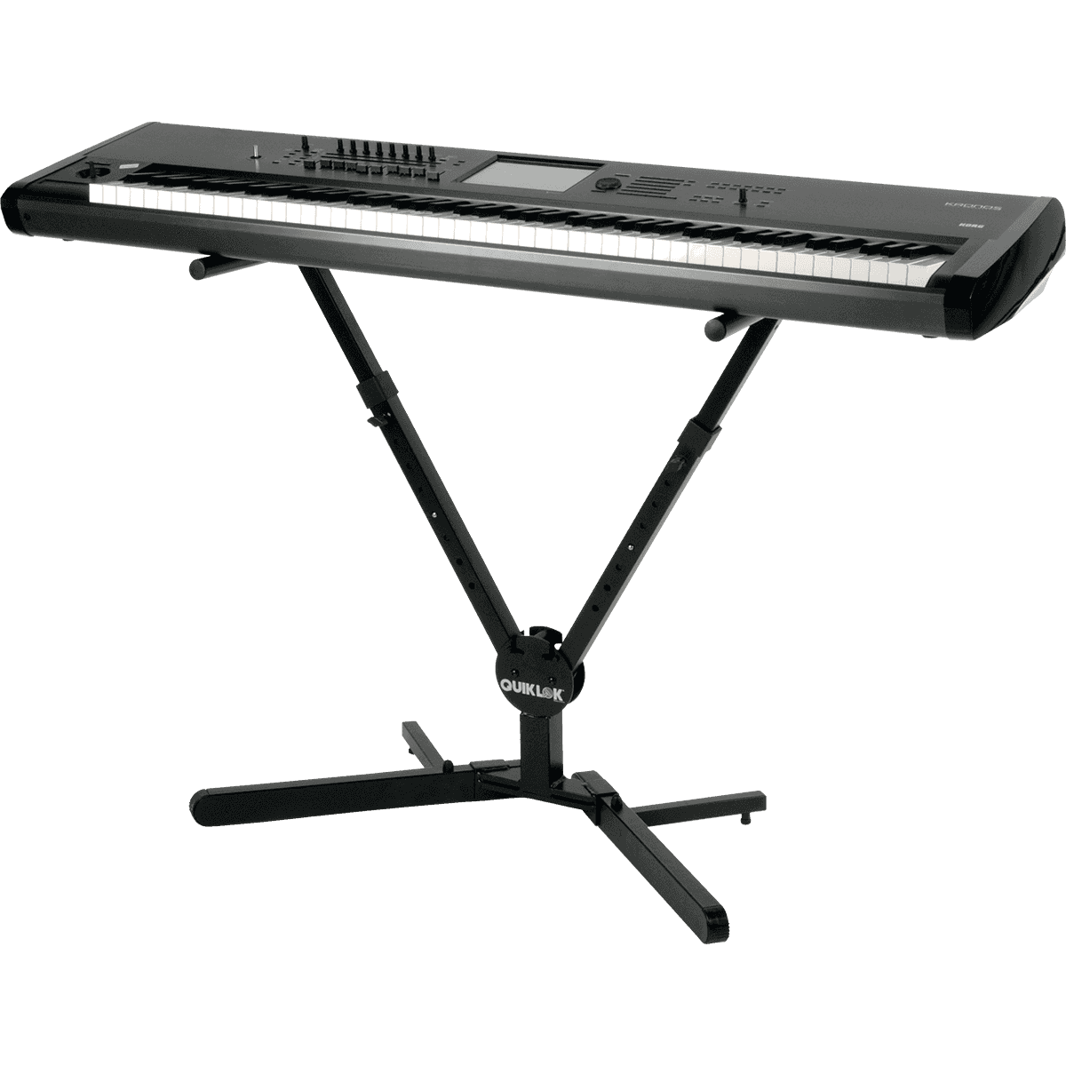 Adjustable “Y”- Style Keyboard Stand | Foldable Base and Tiers | Including Carrying Bag | By QuikLok
