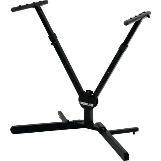 Adjustable “Y”- Style Keyboard Stand | Foldable Base and Tiers | Including Carrying Bag | By QuikLok