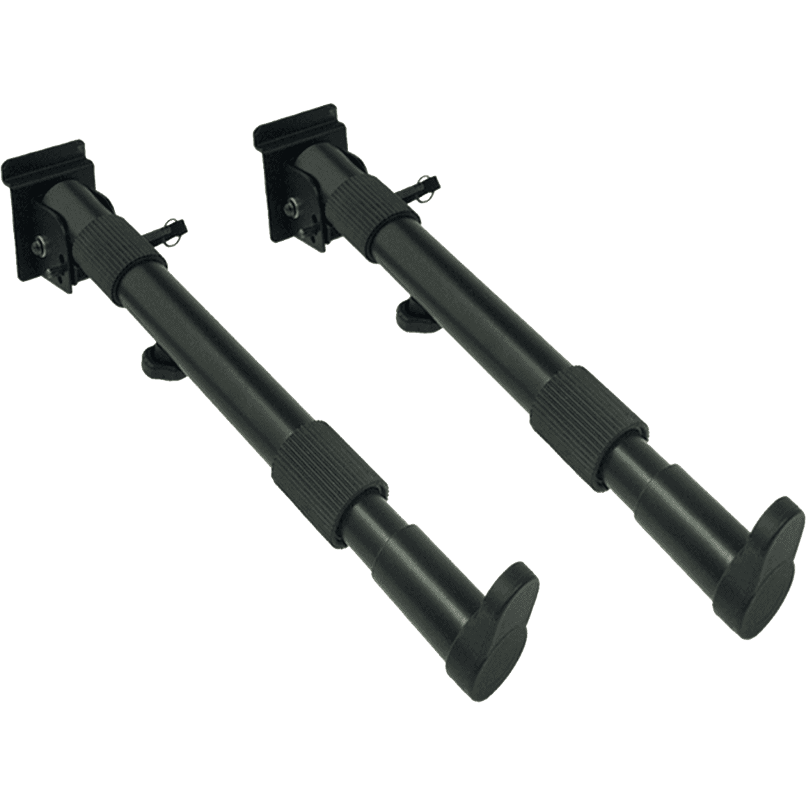 Pair of Keyboard Arms by Quik Lok | Set for Slatwall | 3 Angle Adjustments