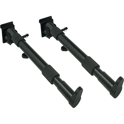 Pair of Keyboard Arms by Quik Lok | Set for Slatwall | 3 Angle Adjustments