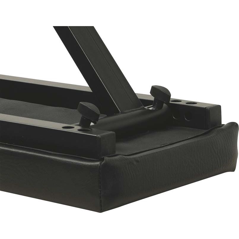 Black Piano Bench with Leather Seat and Speedlock by RTX | KBX