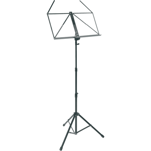 Foldable Music Stand in Back by RTX | Bаg Included | TRT MSCX-B