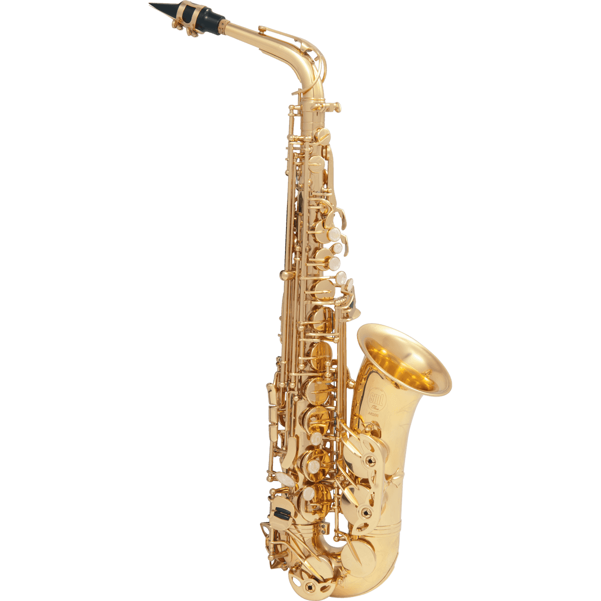 Eb Gold Lacquered Alto Saxophone by SML Paris | A620-II