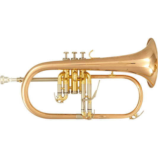 Bb Gold Lacquered Flugelhorn with Soft Bag by SML Paris | BU600