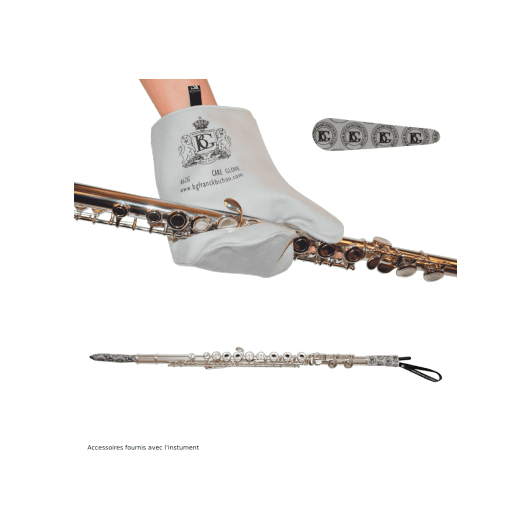 C Silver Plated Flute with Soft Case by SML Paris | FL400E
