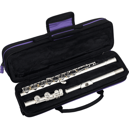 C Silver Plated Flute with Soft Case with Right Thumb Rest by SML Paris | FL400R