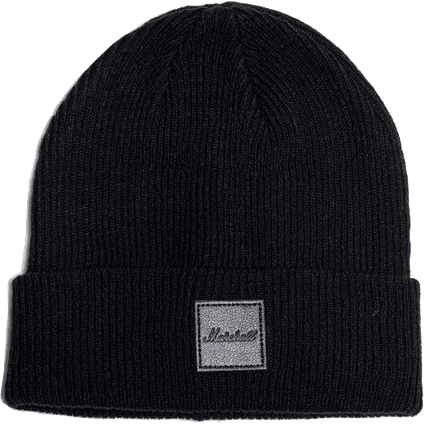 Marshall Black Wool Beanie Hat - One Size Fits All​