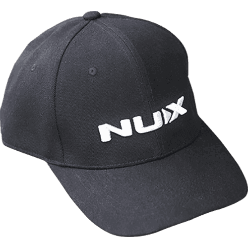 Black Cap with White Logo by NUX | Unisex | One Size