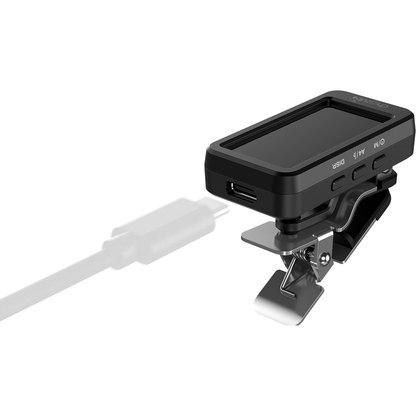 Rechargeable Guitar Tuner WST-905LI by Cherub | LCD Screen | Heavy-duty Steel Clip-On
