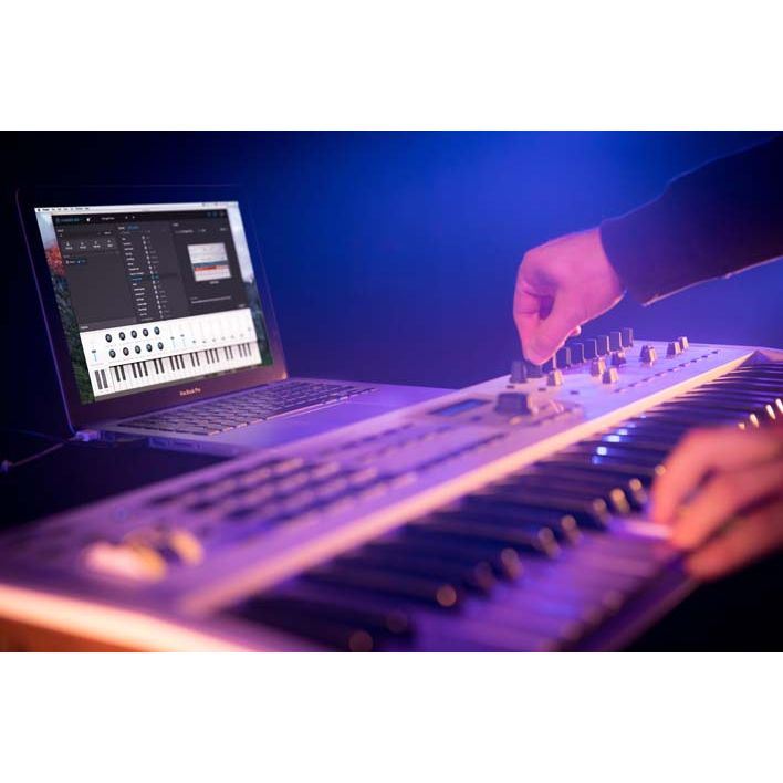 Arturia KeyLab MkII 61 | MIDI controller, 61 keys and comprehensive connectivity, included software, White
