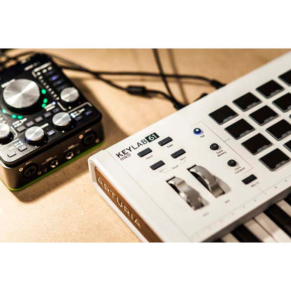 Arturia KeyLab MkII 61 | MIDI controller, 61 keys and comprehensive connectivity, included software, White