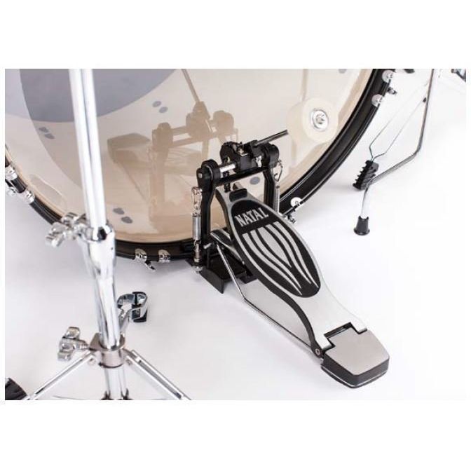 NATAL DNA US Fusion Black Drum Kit | 5 Piece Acoustic Drum Kit, Drum Stool and Sticks Included