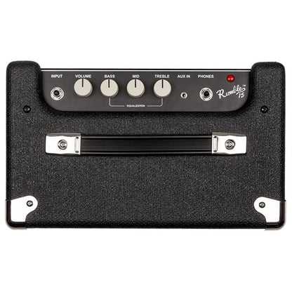 Fender Rumble 15 V3 Bass Amp | 15 Watts| EQ Controls | Aux in and Headphone Out