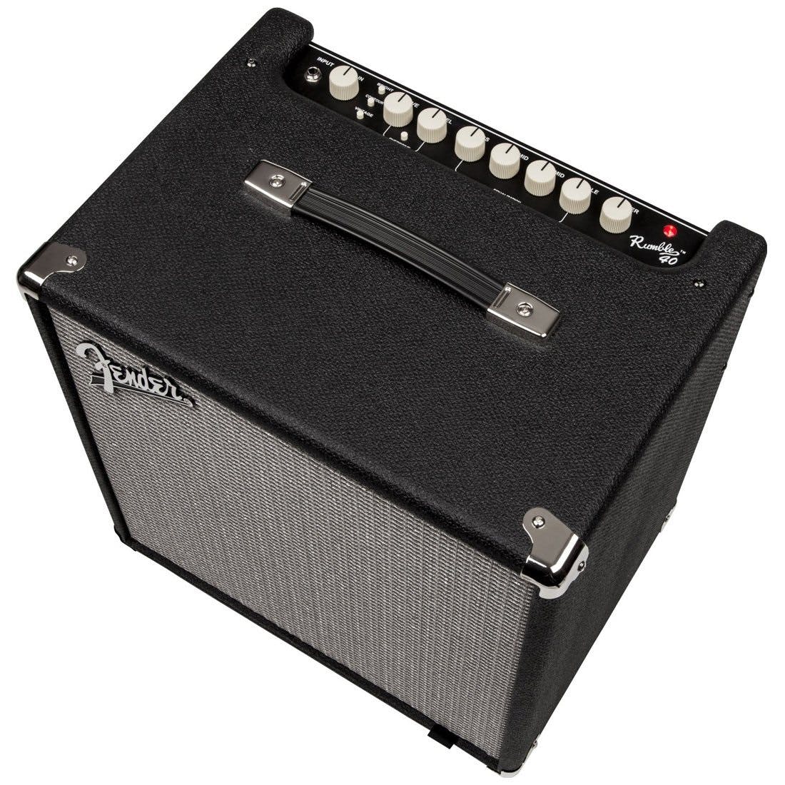 Fender Rumble 40 V3 Bass Amp | Built in Overdrive | EQ Controls | Aux in and Headphone Out | Line Out