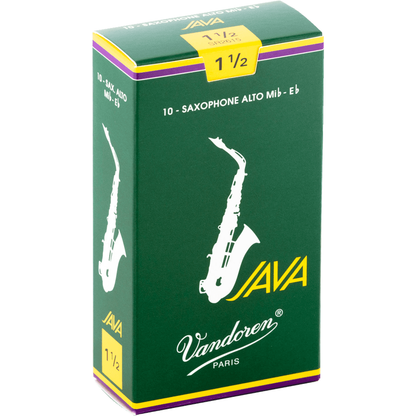 Vandoren 1 1/2 Java Alt Saxophone Reed Eb | Single Reed