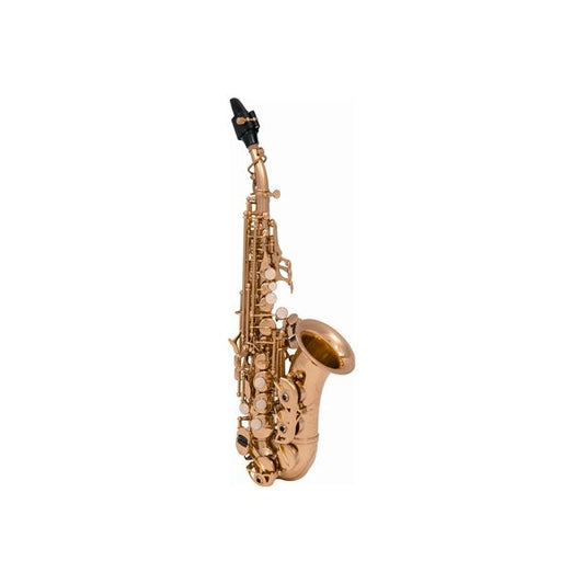 Bb Varnished Brass Curved Soprano Sax by SML Paris | SC620