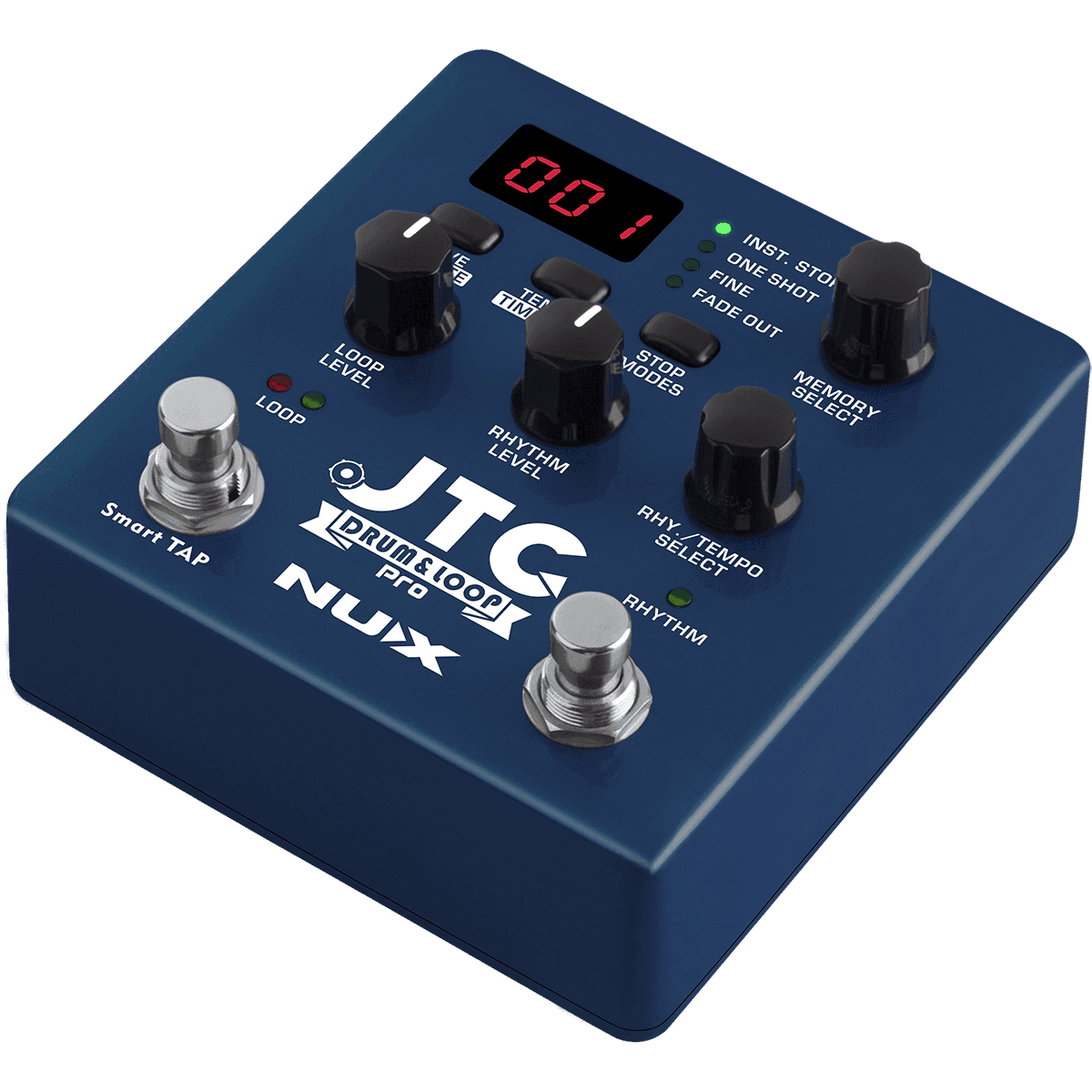 JTC Drum and Loop Pedal by NUX | Up to 6 hours of Recording | MNU DRUM&LOOP | NDL-5